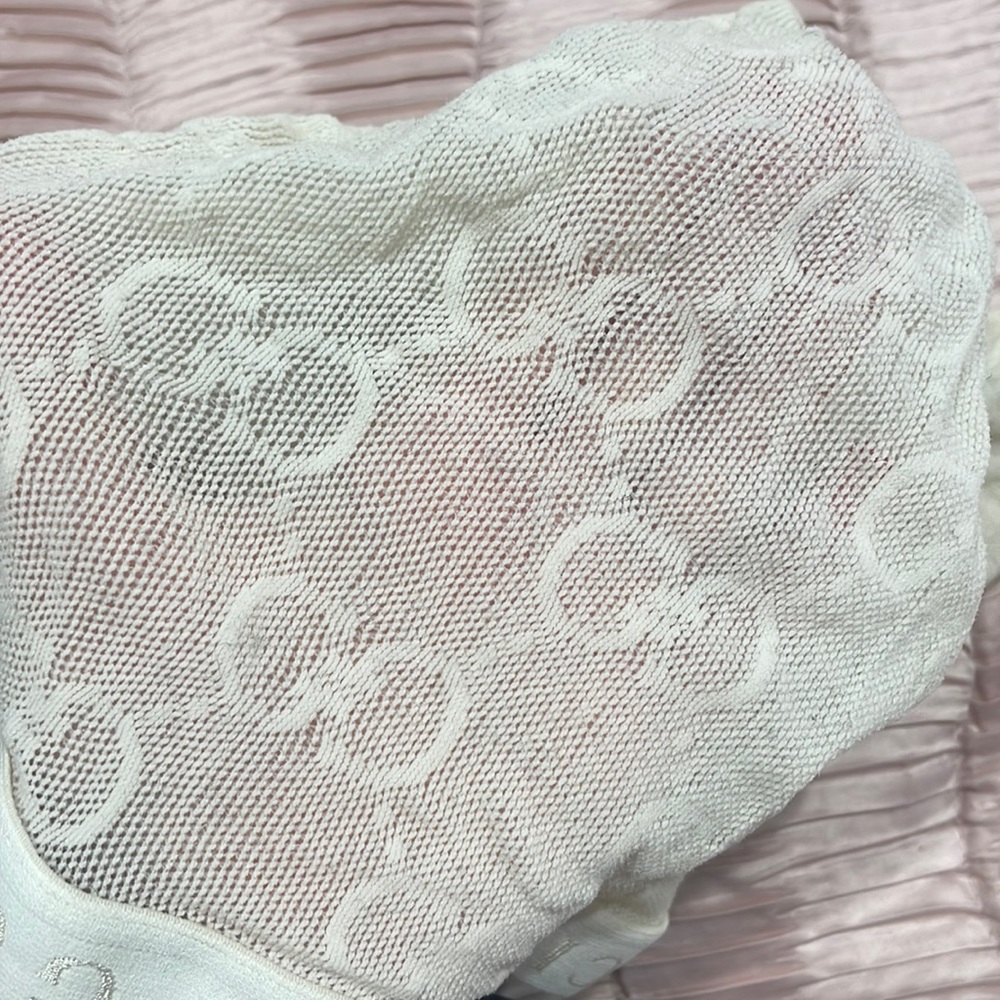 Gucci off white GG tights
